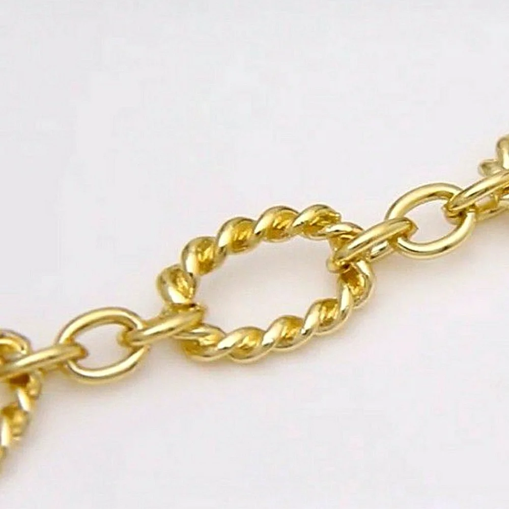 Copper twisted bracelet w/2 sided charm; NWOT